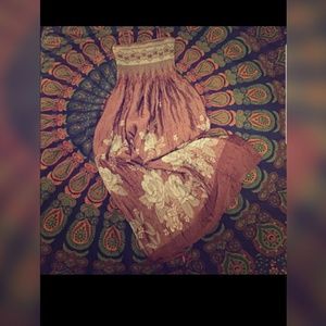 Lapis Mauve metallic dress